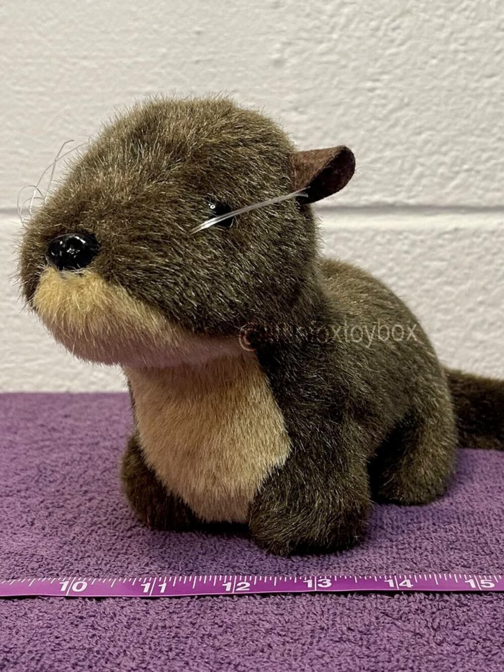 American Rivers River Otter Plush Brown Cream Wildlife Stuffed Animal ESSA Cute